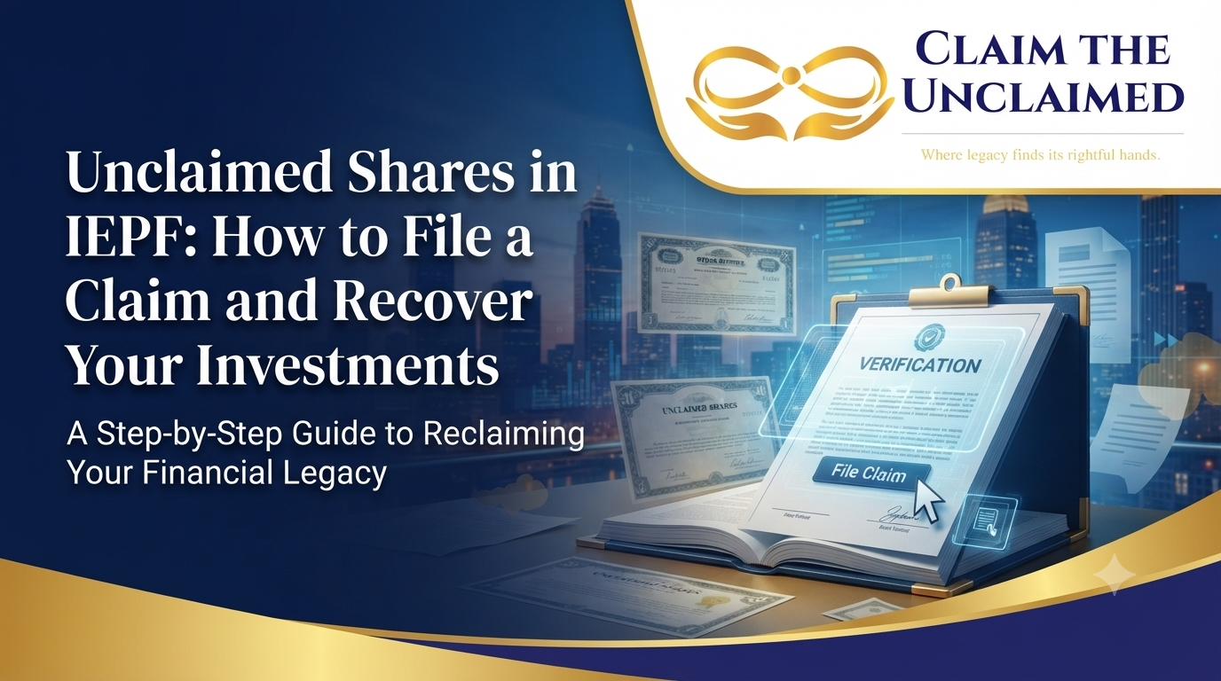Unclaimed Shares in IEPF: How to File a Claim and Recover Your Investments